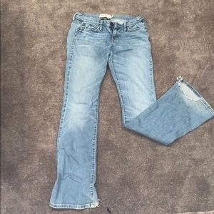 Abercrombie And Fitch Light Washed Flare Jeans
